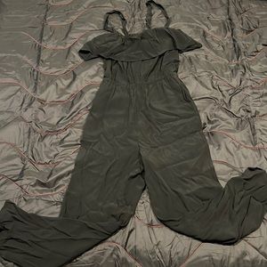 Madewell Apron Ruffle Jumpsuit